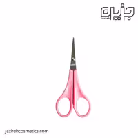 قيچي ابرو دسته صورتي