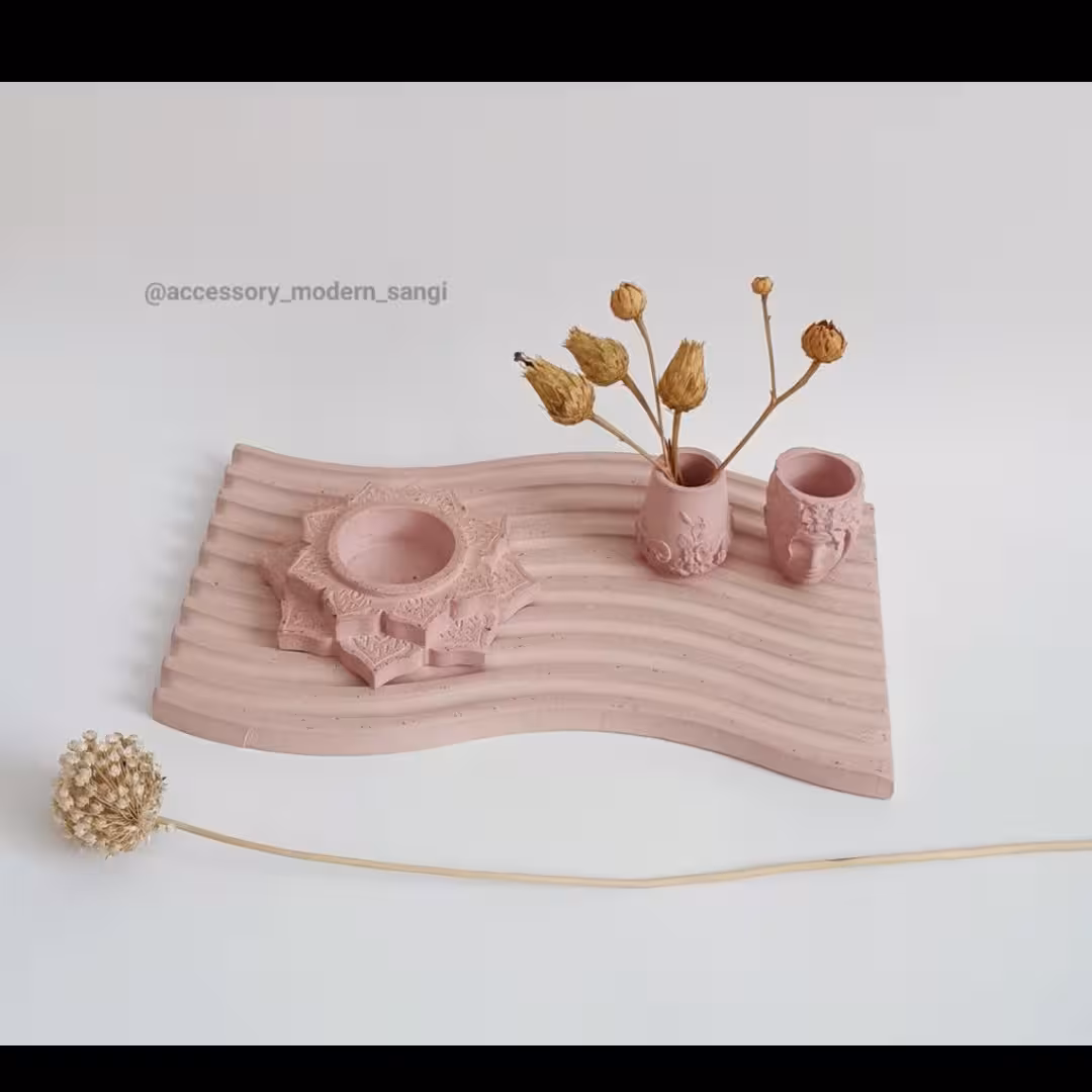 ست کامل دستساز سنگی