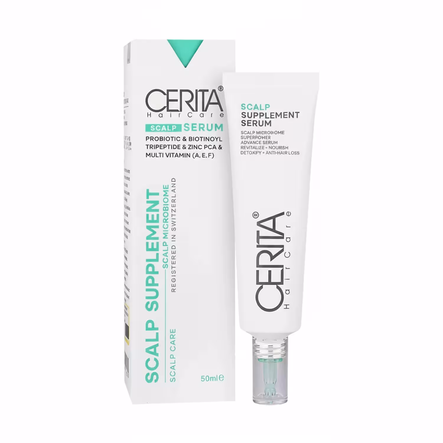 مکمل کف سر سریتا حجم 50 میلی لیتر | Scalp Supplement Serum Cerita 50ml