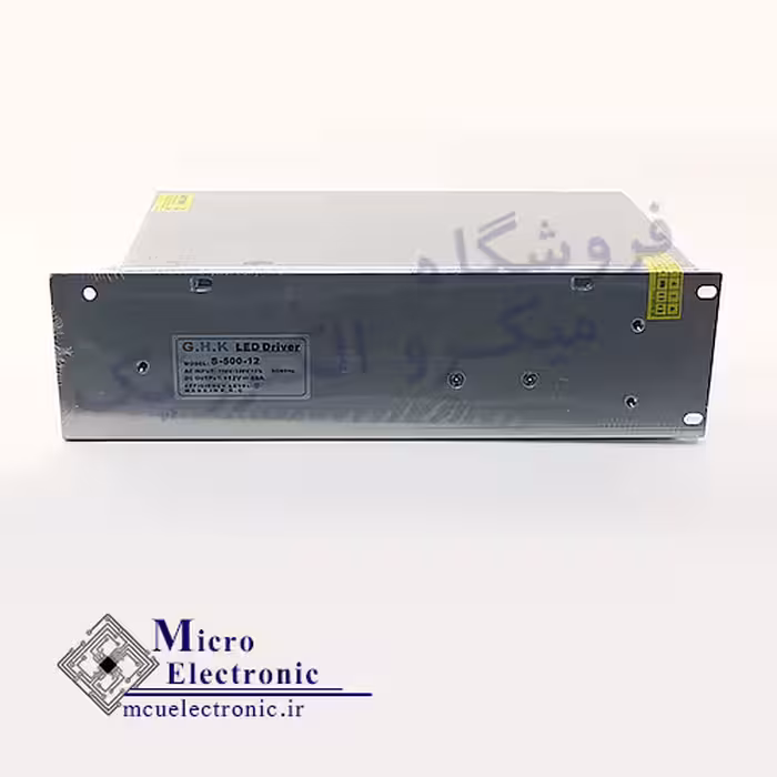منبع تغذیه سویچینگ 12 ولت 40 آمپر GHK