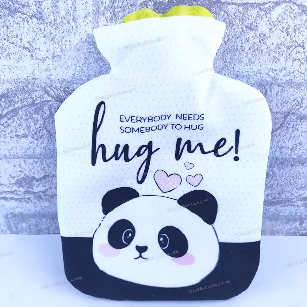 کیسه آب گرم مخملی بزرگ پاندا