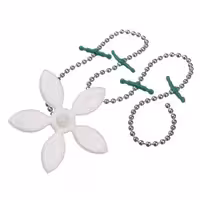 زنجیر لوله بازکن طرح گل بسته 2 عددی | amazonchi