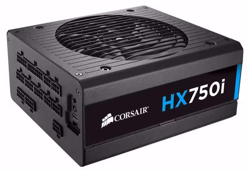 خرید منبع تغذیه کورسیر Corsair PSU HX750i-80 Plus Platinum با بهترین قیمت