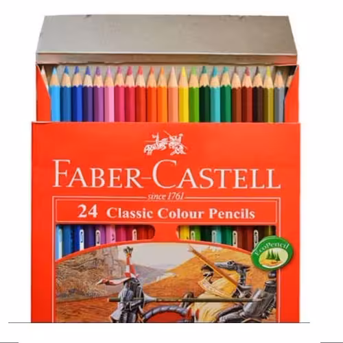 مداد رنگی 24 رنگ فابرکاستل اصل