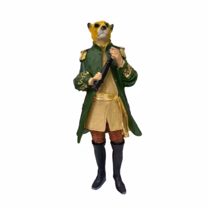 مجسمه مدل شیر ایستاده