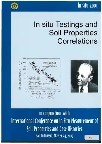خرید و دانلود نسخه کامل کتاب In situ Testing and Soil Properties Correlation