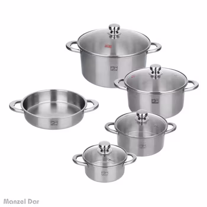 سرویس قابلمه 9 پارچه پارس استیل