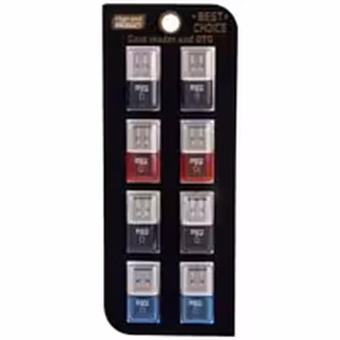 ریدر تک کاره 8 عددی شیشه ای چیپ بزرگ مستطیلی Best Choice