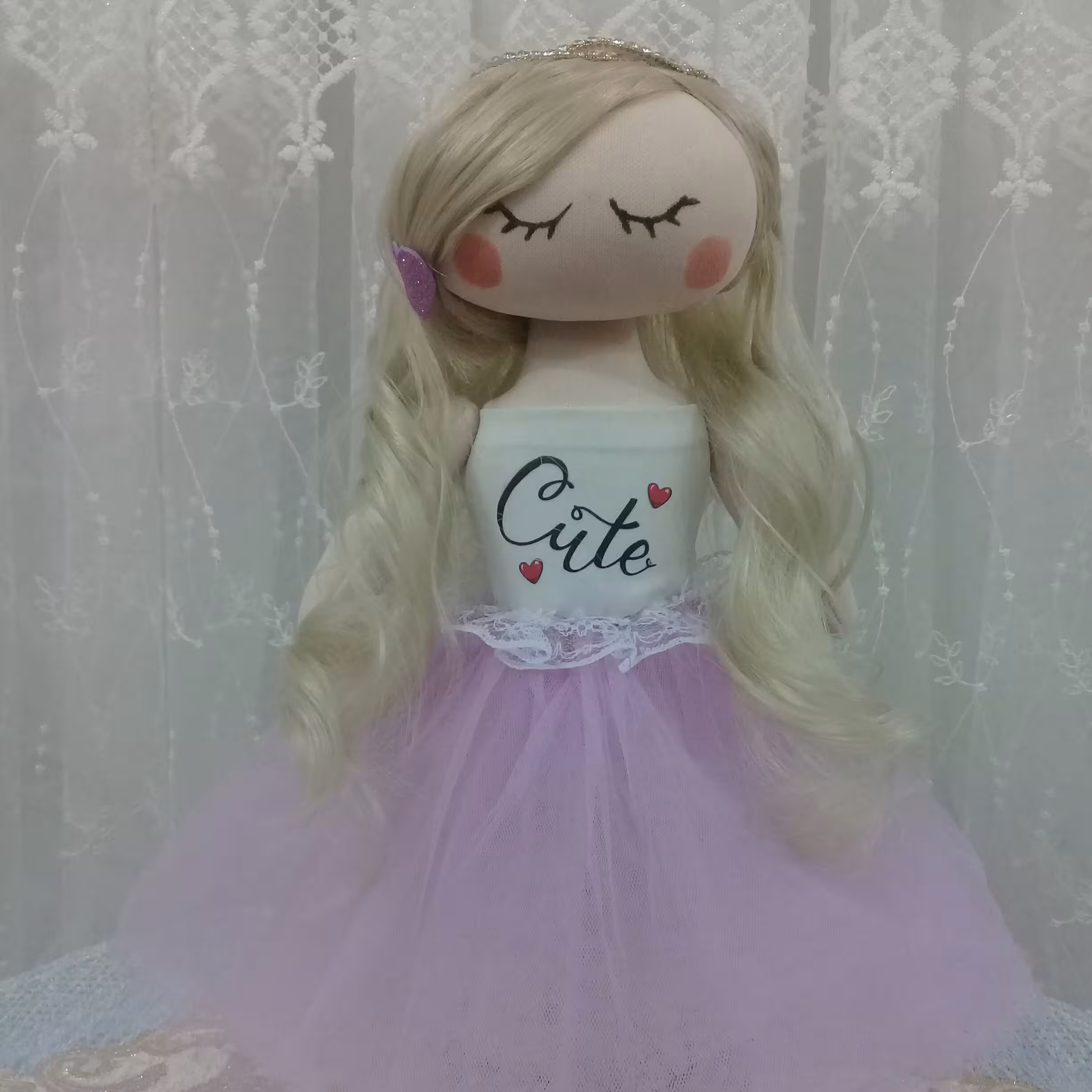 عروسک روسی طرح فرشته دختر 28 سانتی متری