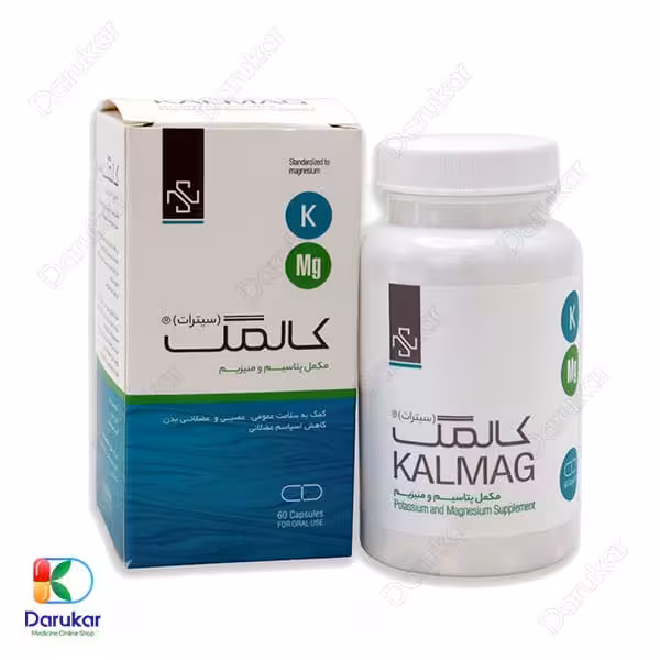 کپسول کالمگ سیترات 1000 میلی گرم سمانیک 60 عدد