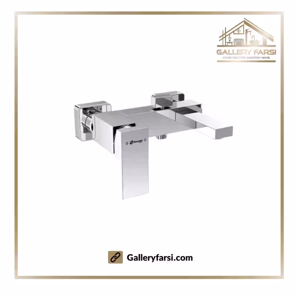 شیر حمام شودر مدل اروپا کروم براق
