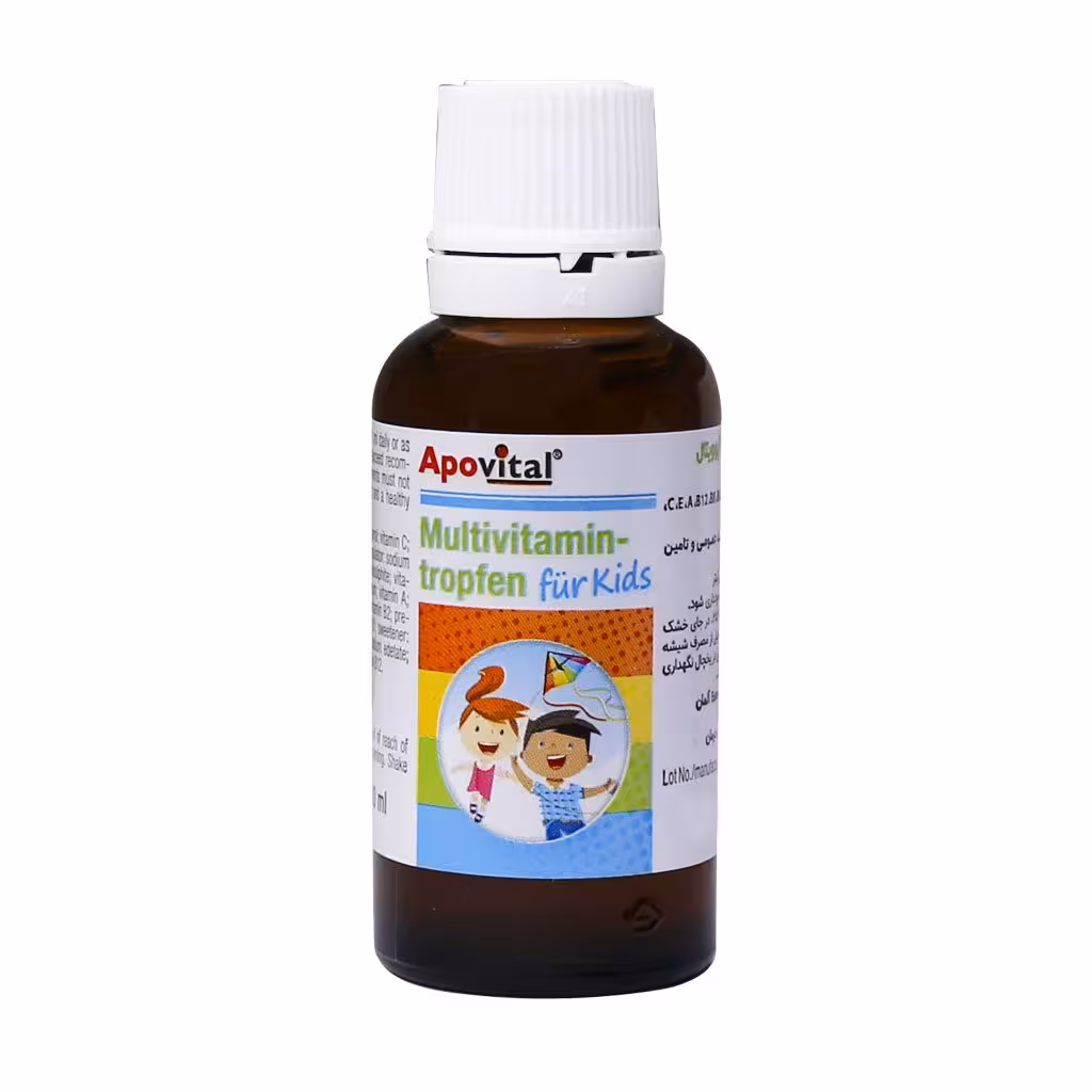 قطره مولتی ویتامین فور کیدز آپوویتال (30 میلی لیتر)