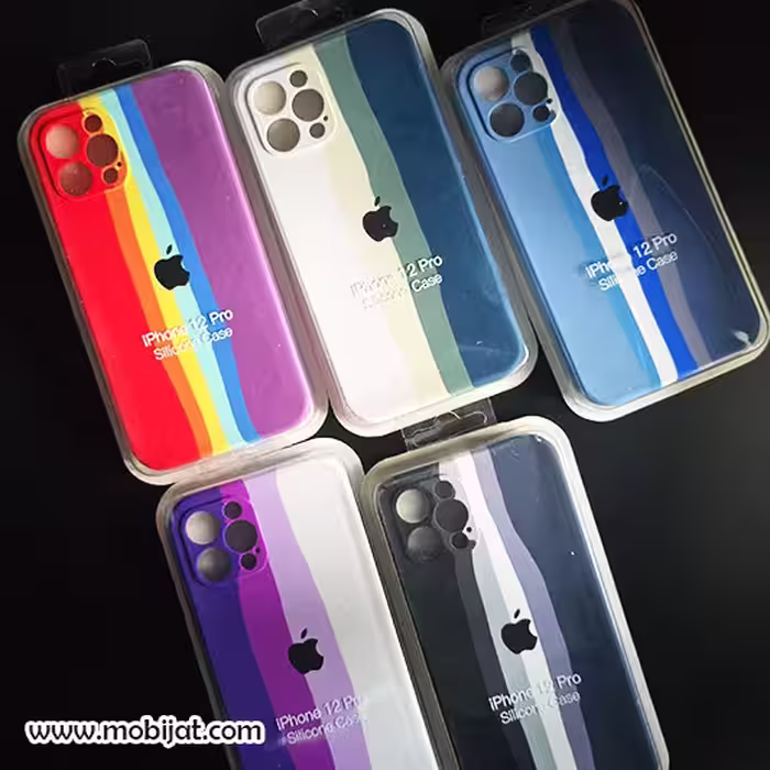 قاب سیلیکونی ابرنگی ایفون IPHONE 12 PRO