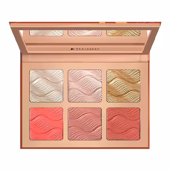 پالت رژگونه و هایلایتر کارکتر _ CBH001