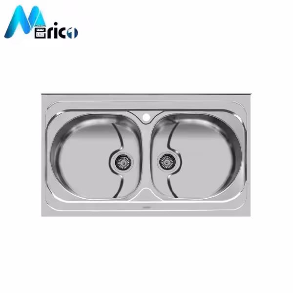 سینک اخوان کد 116 روکار دو لگنه