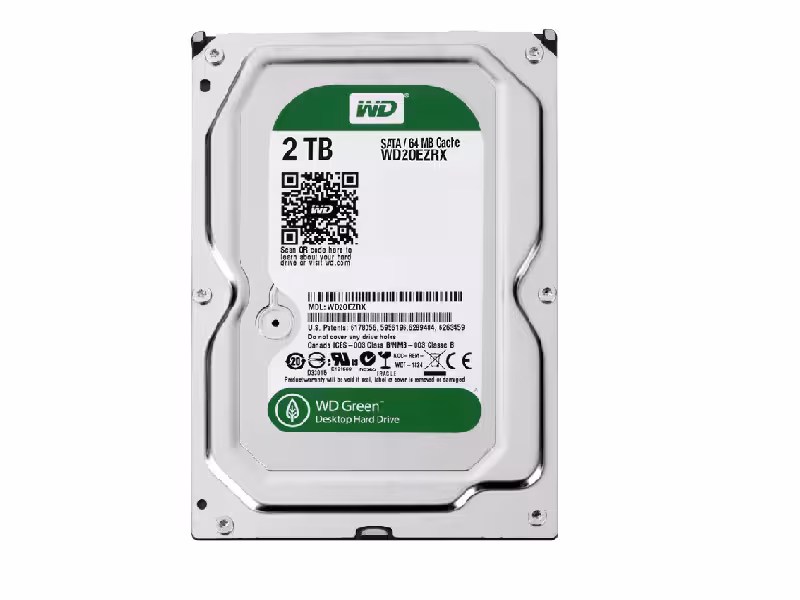هارد اینترنال وسترن دیجیتال سبز 2 ترابایت 3.5 اینچی