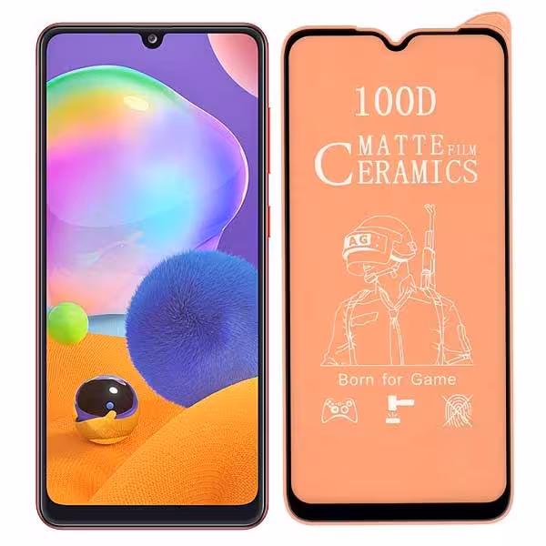 محافظ صفحه نمایش سرامیکی مات full cover SAMSUNG A31