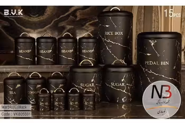 سرویس آشپزخانه 15 پارچه بی وی کی