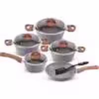 سرویس قابلمه و تابه 10 پارچه دلکاسا مدل DELCASA Chef Master DC2284