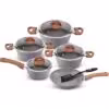 سرویس قابلمه و تابه 10 پارچه دلکاسا مدل DELCASA Chef Master DC2284