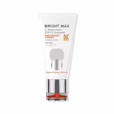 کرم ضد آفتاب رنگی ویتامین سی ث برایت برایت مکس با spf 50