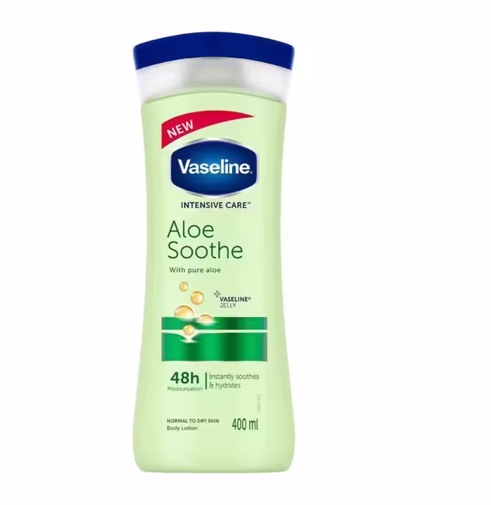 لوسیون بدن وازلین Aloe Soothe مناسب برای پوست های نرمال و خشک 400ml