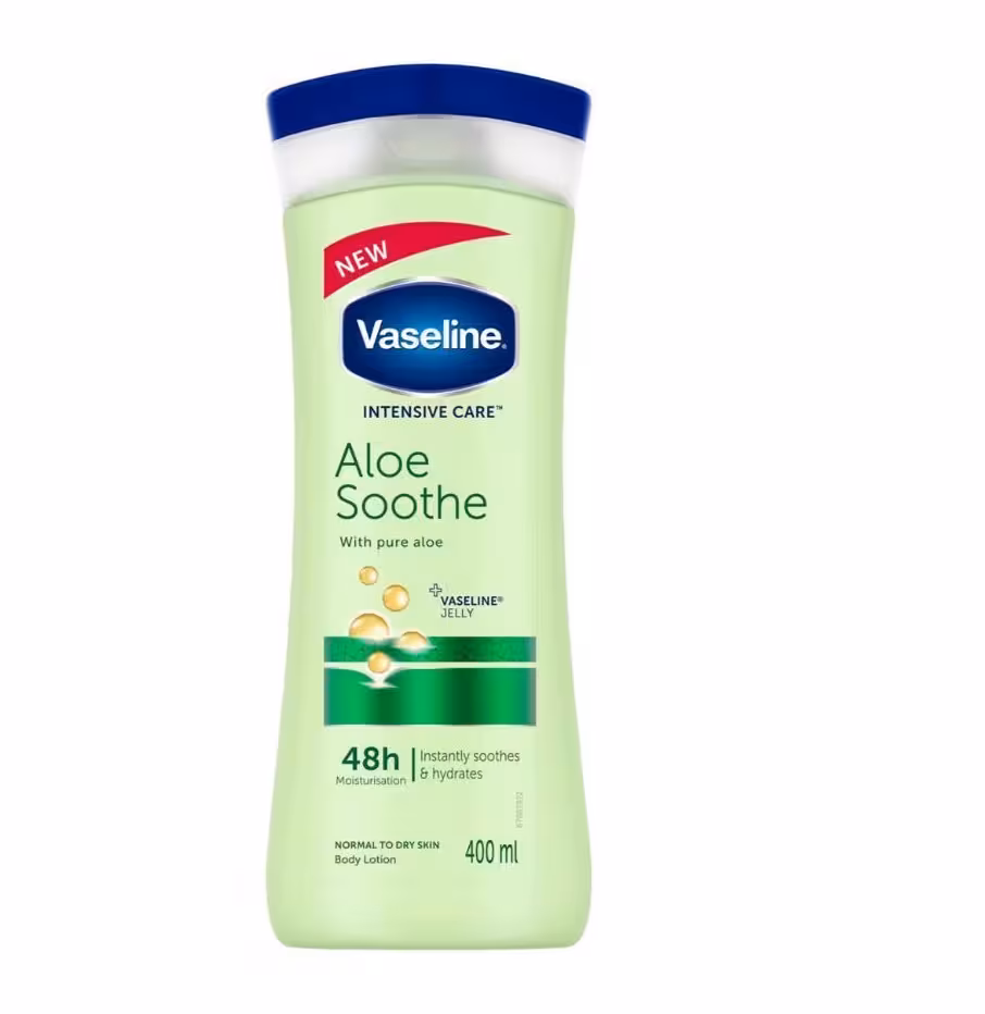 لوسیون بدن وازلین Aloe Soothe مناسب برای پوست های نرمال و خشک 400ml