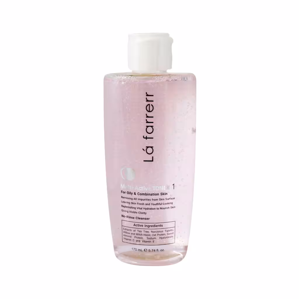 تونر مولتی اکتیو پوست چرب و مختلط لافارر 170 میلی لیتر | La Farrerr Multi Active Toner For Oily And Combination Skin