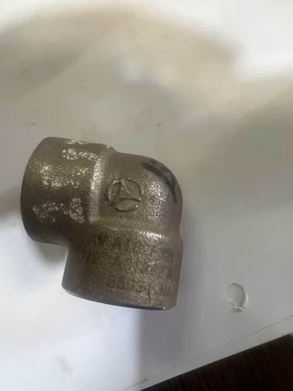 زانو فشار قوی استلنس استیل90 درجه1/2" ساکت ولد کلاس 3000   SA182F321