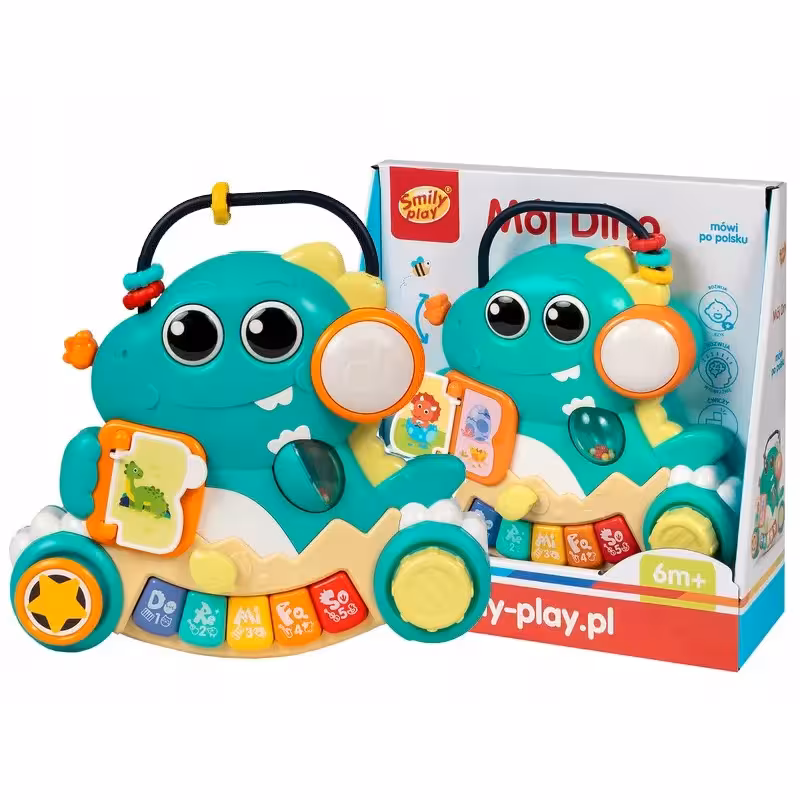 اسباب بازی پیانو موزیکال هولی تویز Huile Toys طرح دایناسور کد HE8976