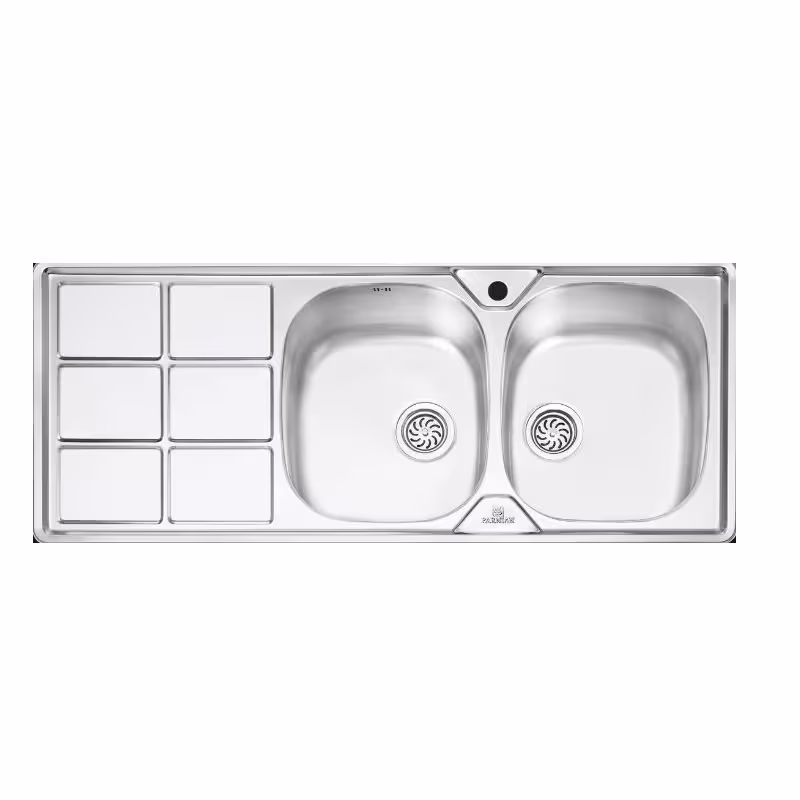 سینک فانتزی توکار پرنیان استیل مدل PS 1224