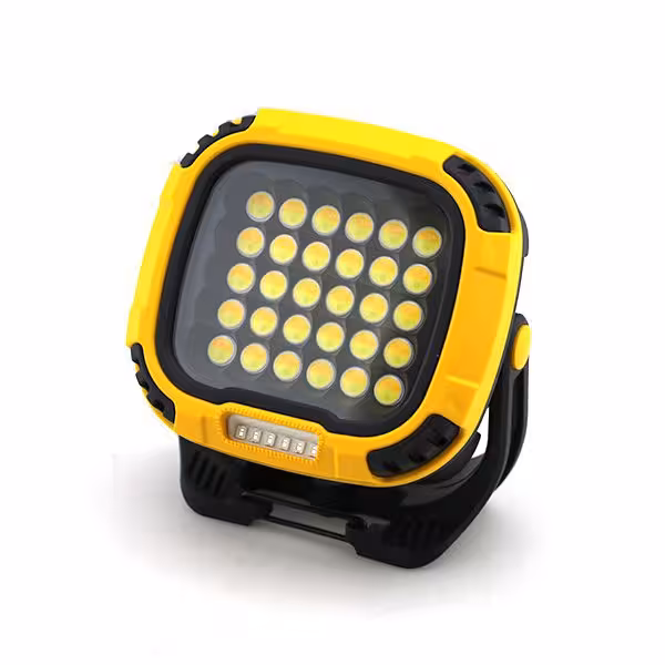 پروژکتور و چراغ کار شارژی زرد W893-1