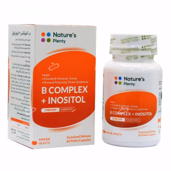 کپسول ب کمپلکس و اینوزیتول نیچرز پلنتی 60 عدد