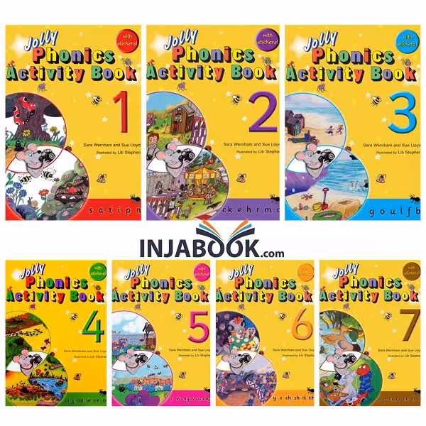 مجموعه پک 7 جلدی Jolly Phonics Activity Book
