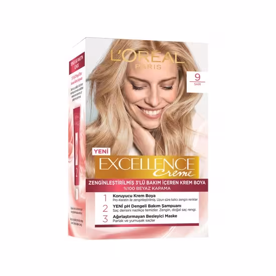 کیت رنگ مو لورال LOREAL EXCELLENCE شماره 9