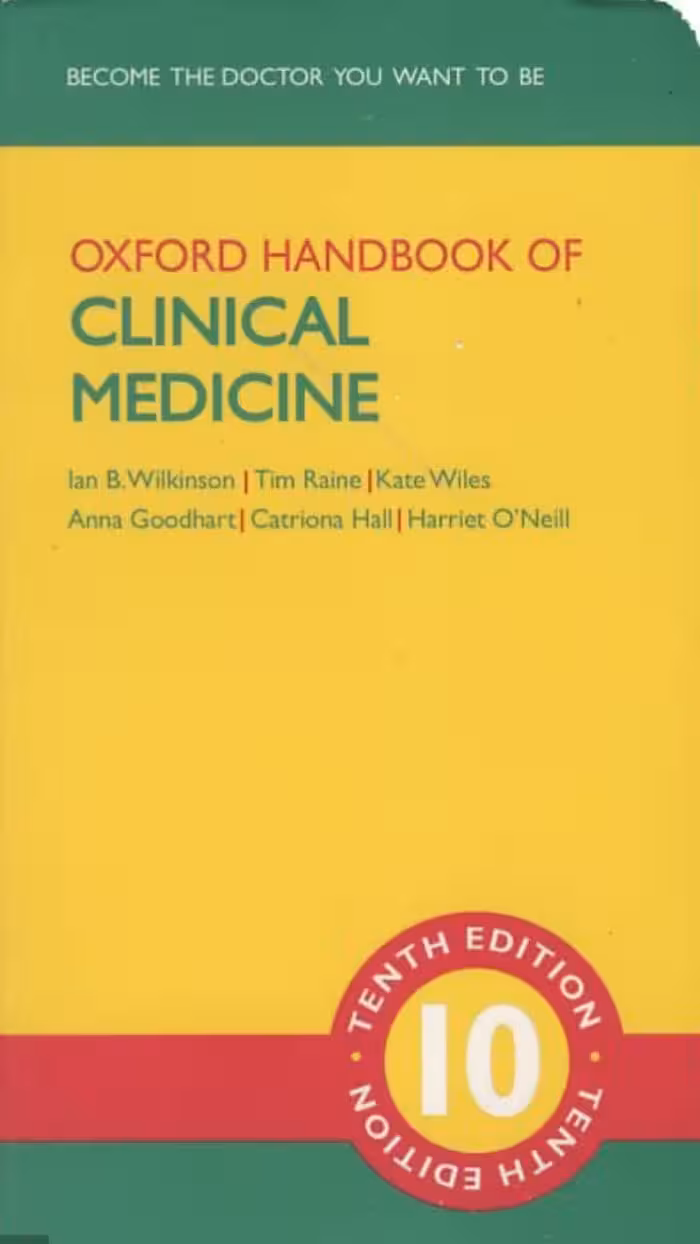 کتاب دستنامه پزشکی بالینی آکسفورد 2018 | Oxford Handbook of Clinical Medicine