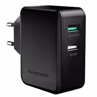 شارژر دیواری 36 وات راوپاور مدل RAVPOWER PC006