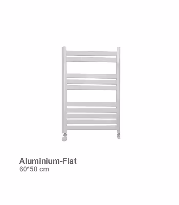 حوله خشک‌ کن آلومینیومی فلت رویال مدل 60 سفید