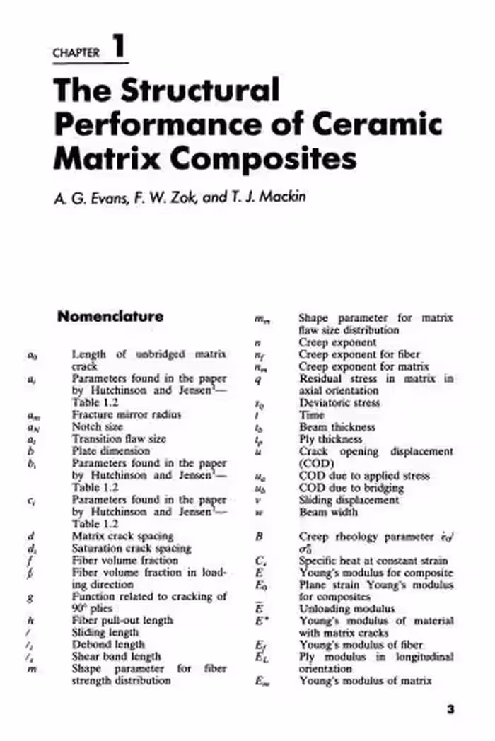 خرید و دانلود نسخه کامل کتاب High Temperature Mechanical Behavior of Ceramic Composites