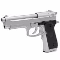 اسباب بازی کلت تمام فلزی Raven M92F R92F (نقره‌ای)