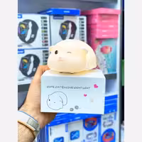 شب خواب چراغ خواب سیلیکونی RGB طرح گربه ناز