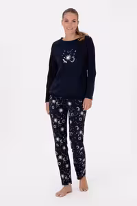 ست لباس راحتی زنانه سرمه ای یو اس پولو