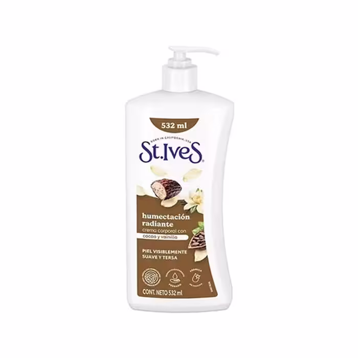 لوسیون بدن سنت ایوز ST.Ives مدل کاکائو و وانیل حجم 532 میل