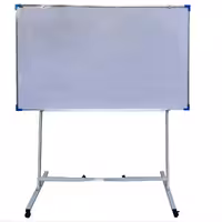 تخته وایت برد آفرین کد M02N سایز 120×90 سانتی متر به همراه پایه نگهدارنده | چاوه