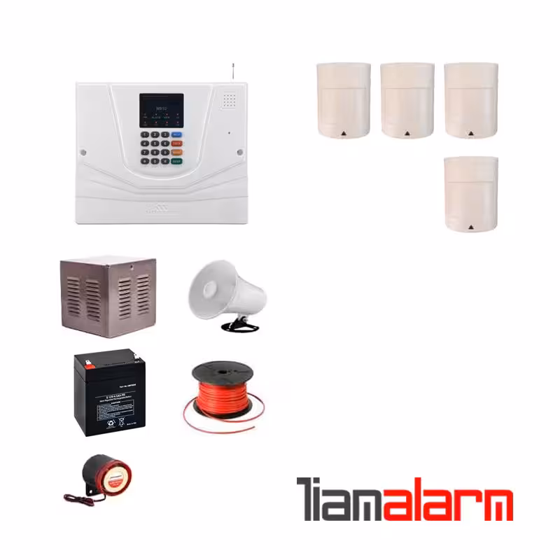 پکیج دزدگیر اماکن با سیم مدل مستر کارتی و تلفنی M930PR4