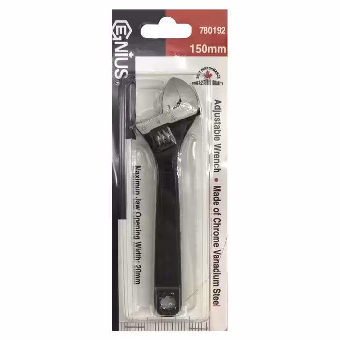 آچار فرانسه 6 اینچ مدل Genius 780192 جنیوس تایوان