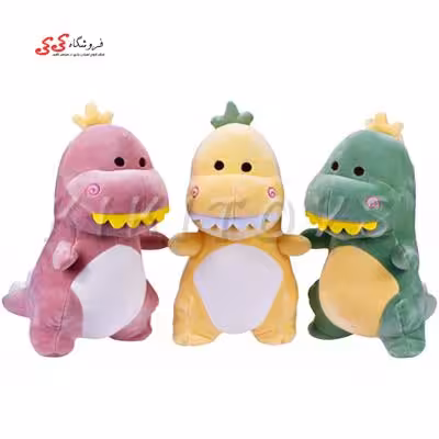 عروسک پولیشی دایناسور بامزه سایز کوچک plush toys