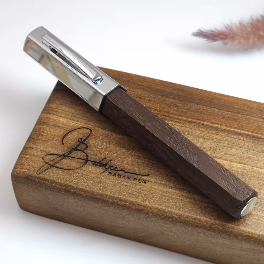 فابرکاستل خودنویس اوندرو چوب بلوط دودی 147580 Faber-Castell Ondoro smoked oak fountain pen