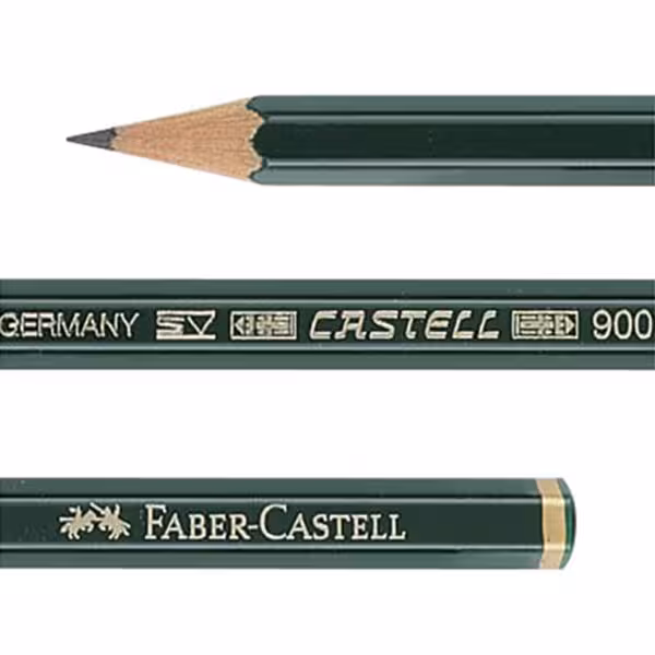 مداد طراحی فابر کاستل بدنه سبز B