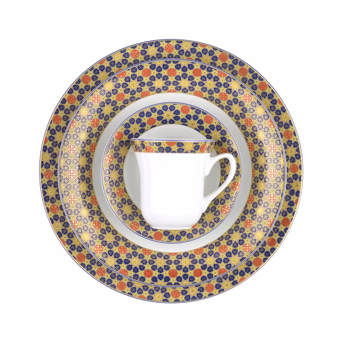 سرویس 108 پارچه 12 نفره والندورفر طرح صوفی